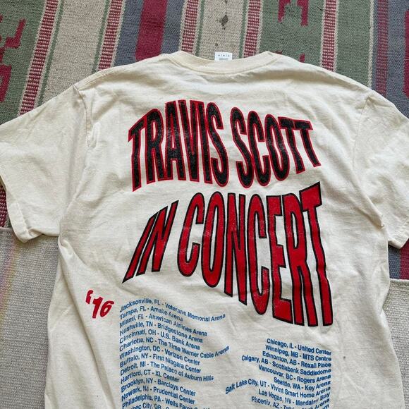 Rare 2016 Travis Scott Rodeo Live In Concert Tour Shirt - Picture 5 of 8